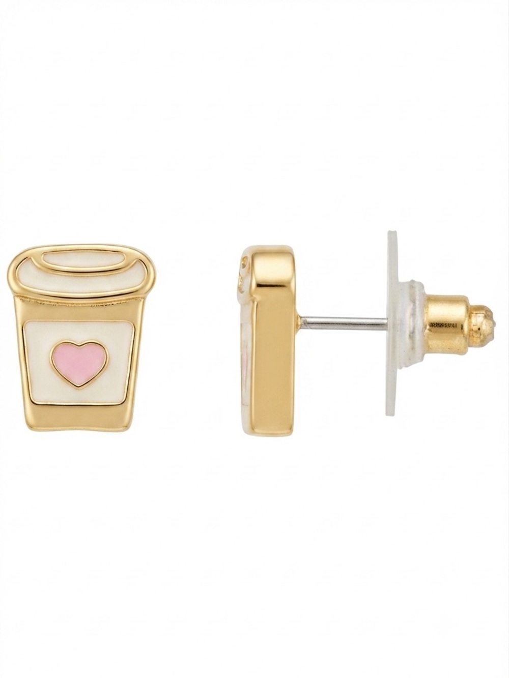 Coffee Cup Stud Earrings (NWT)